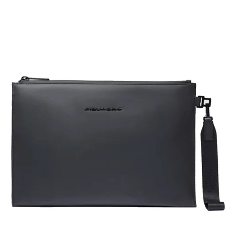 Pochette PIQUADRO in Tessuto Gommato colore Nero Linea Corner 2.0 - AC6368C2OW