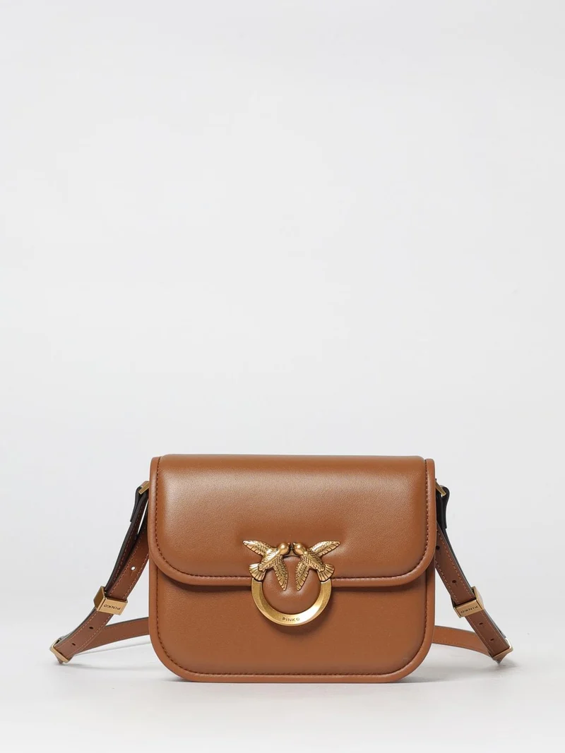 PINKO LOVE BOX BAG FL MINI NAPPA + VITELLO SETA