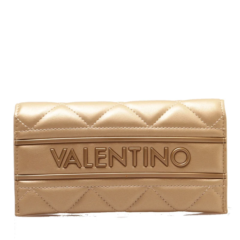 Portafoglio Donna VALENTINO BAGS Chiuso con Bottone Linea Ada Colore Oro