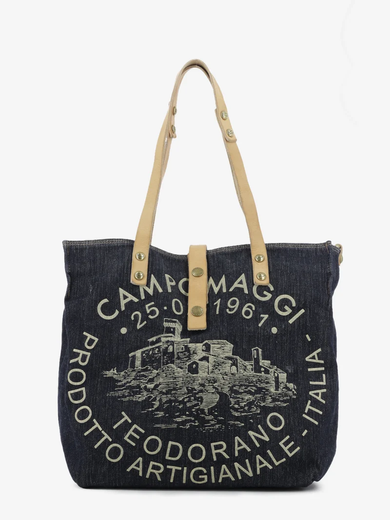 Shopper Genziana Teodorano blu