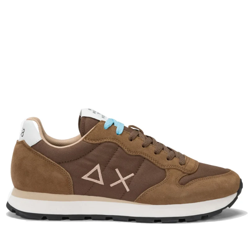 Scarpe Uomo Sun68 Sneakers Tom Solid Marrone - Z35101