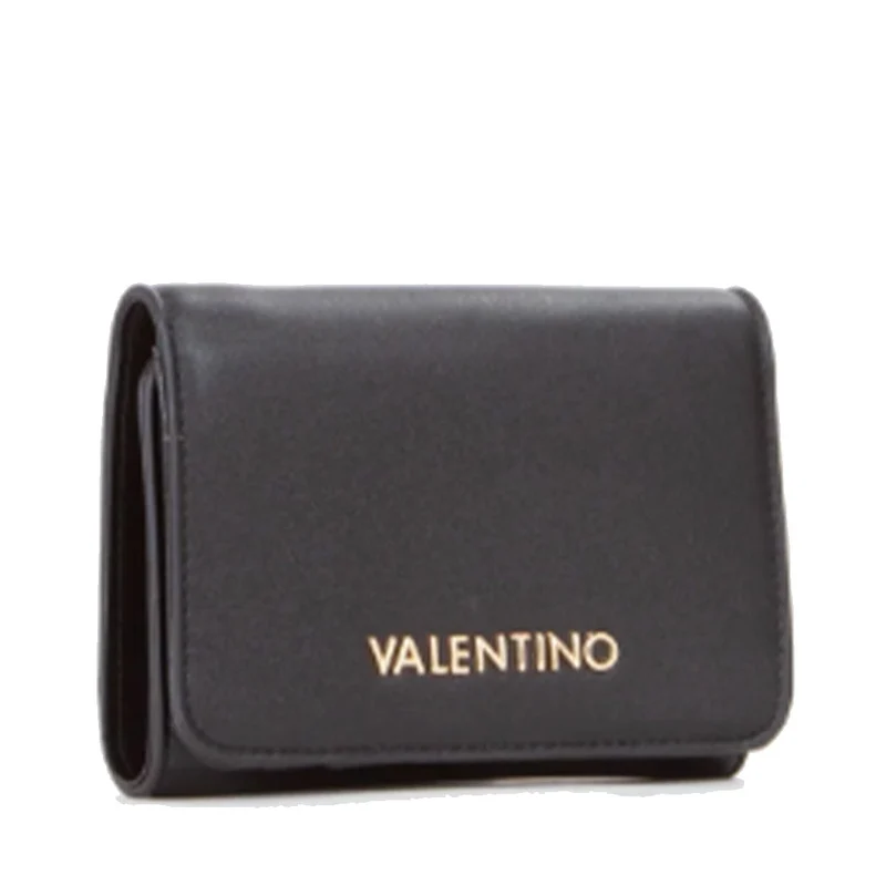 Portafoglio Donna VALENTINO BAGS Chiuso con Bottone Linea Jasmin Colore Nero