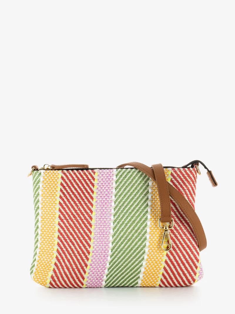 Pochette Procida con tracolla multicolor