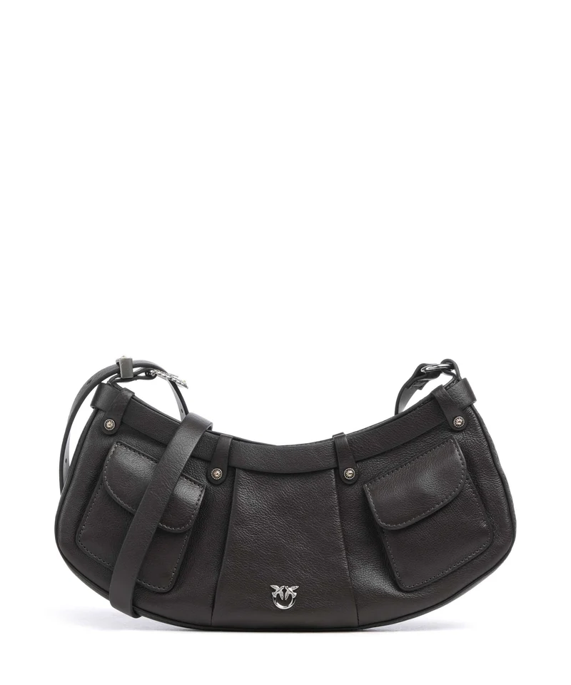 Pinko Pocket Mini Borsa a spalla marrone marasca/mix gold