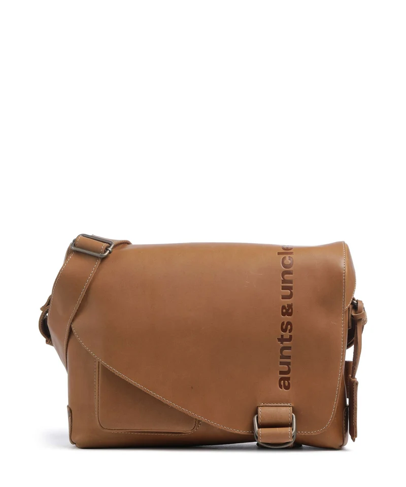 Aunts & Uncles Heritage Judd Borsa messenger tan