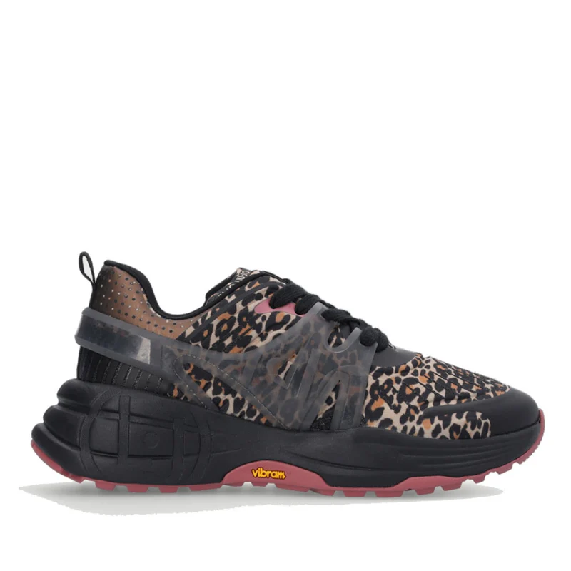 Scarpe Donna LIU JO Sneakers Running Powered by Vibram stampa Animalier