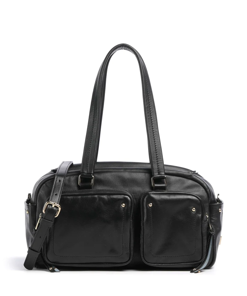 DuDu Bags Pocket Fanciful Borsa a spalla nero