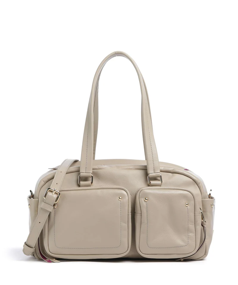 DuDu Bags Pocket Fanciful Borsa a spalla sand grey