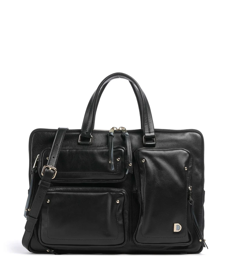 DuDu Bags Pocket Dots Borsa porta pc nero