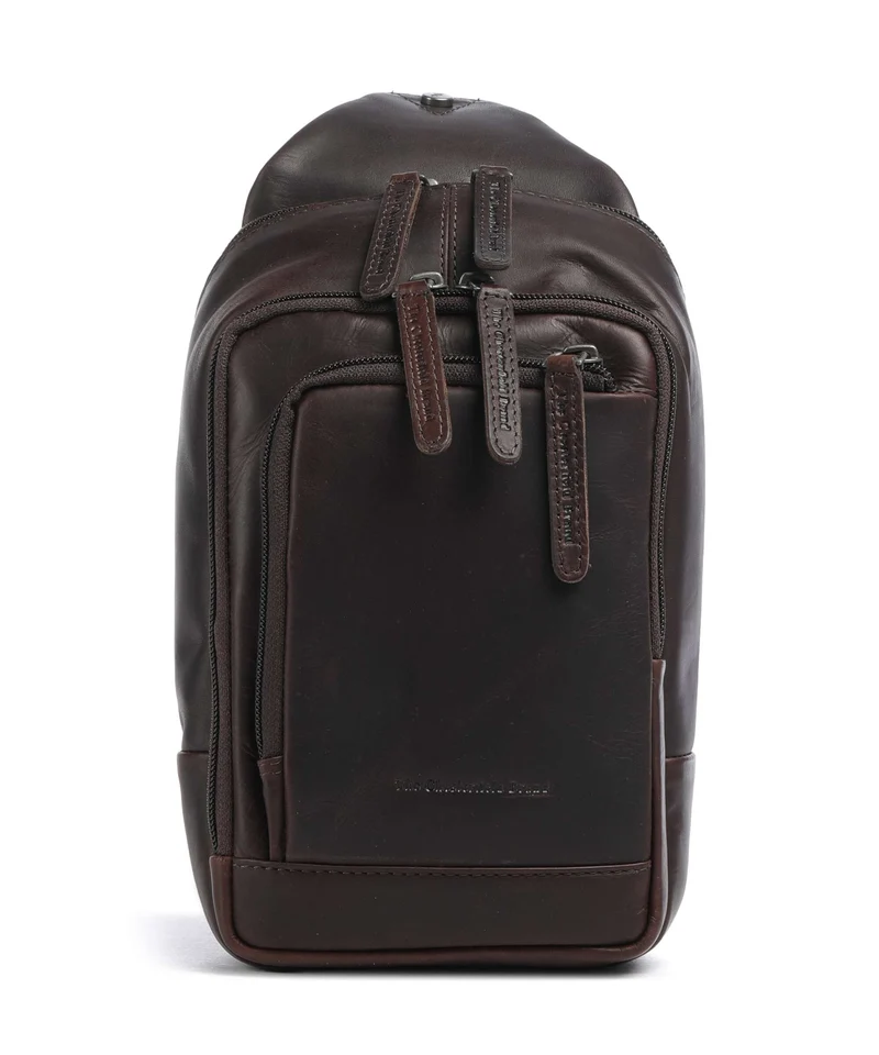 The Chesterfield Brand Wax Pull Up Cow Riga Borsa sling brown