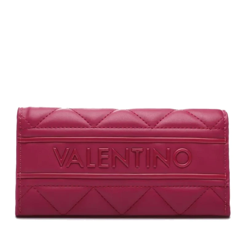 Portafoglio Donna VALENTINO BAGS Chiuso con Bottone Linea Ada Colore Malva
