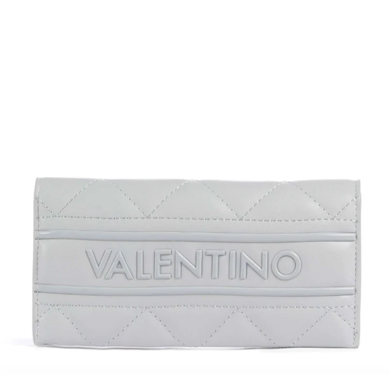 Portafoglio Donna VALENTINO BAGS Chiuso con Bottone Linea Ada Colore Perla