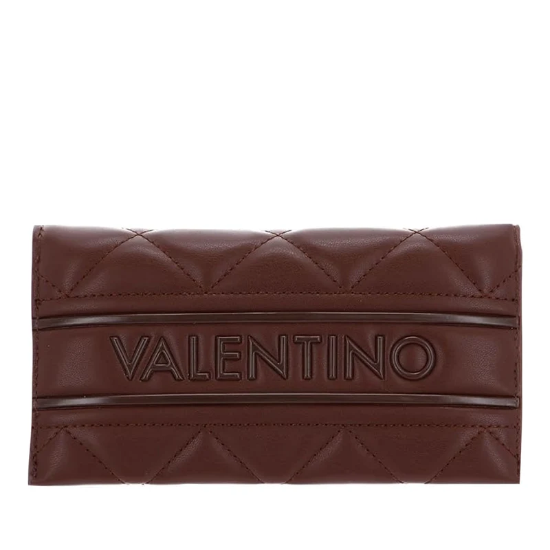 Portafoglio Donna VALENTINO BAGS Chiuso con Bottone Linea Ada Colore Caffè