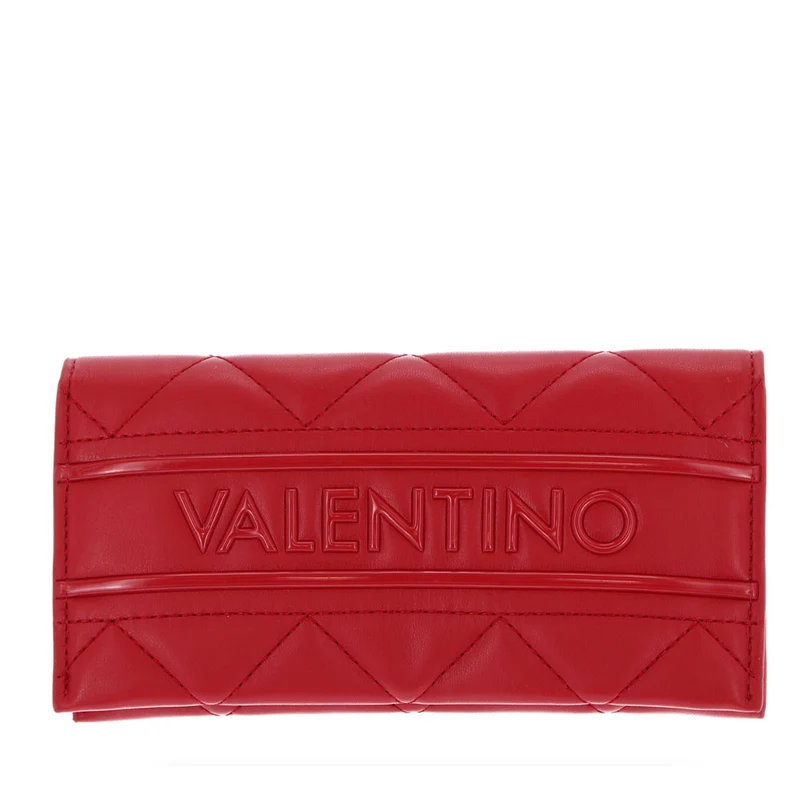 Portafoglio Donna VALENTINO BAGS Chiuso con Bottone Linea Ada Colore Rosso