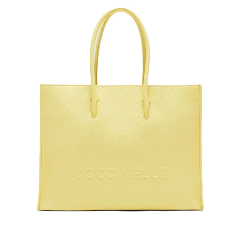 Borsa Donna a Mano COCCINELLE in Pelle Linea Myrtha colore Lime Wash