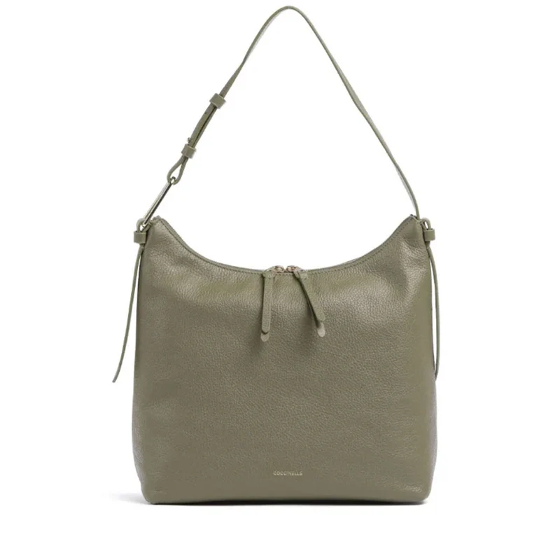 Borsa Hobo COCCINELLE in Pelle Linea Malory colore Laurel Green