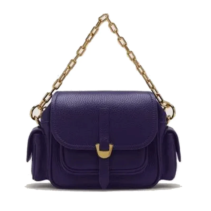 Borsa Donna a Mano COCCINELLE in Pelle Colore Royal Blue linea Campus Mini