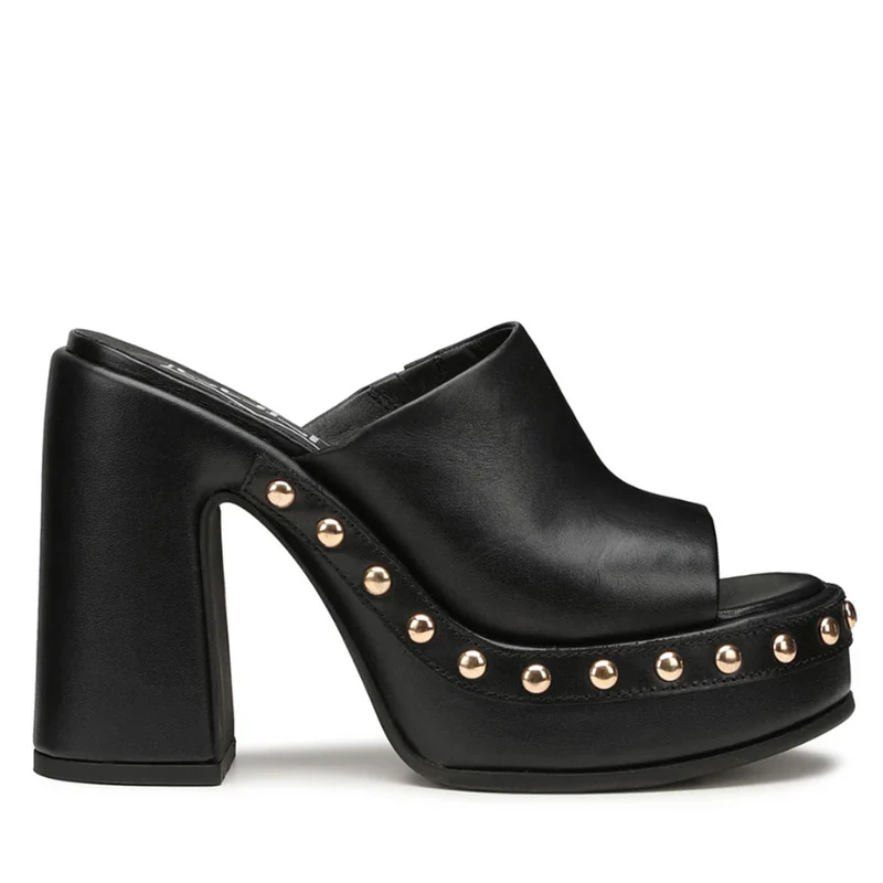 Sandali Donna con Tacco CULT Bjork 4305 in Pelle Nera