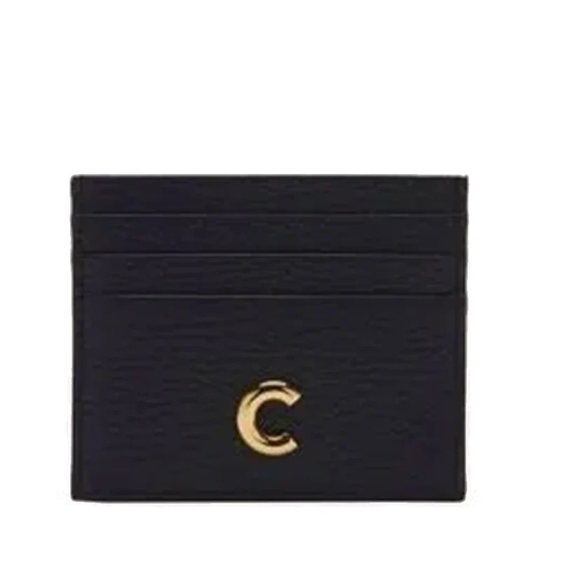 Portacarte Donna COCCINELLE in Pelle Colore Nero Linea Kelsey