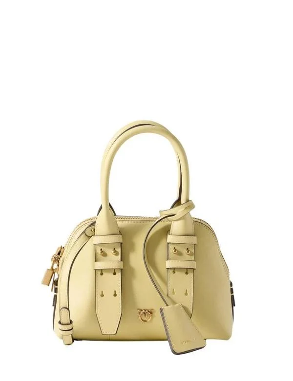 PINKO BOWLING BAG ZIP MINI VITELLO M