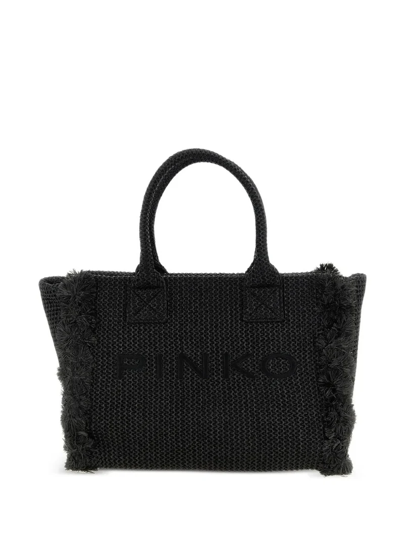 PINKO BEACH SHOPPER RAFIA