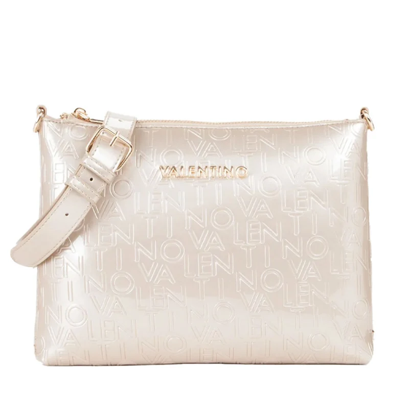 Borsa Donna a Tracolla VALENTINO BAGS linea Geranium colore Oro Chiaro