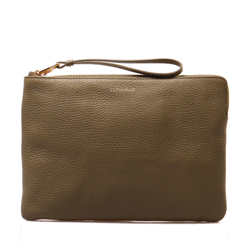 Pochette Donna COCCINELLE in Pelle Laurel Green Linea Alias