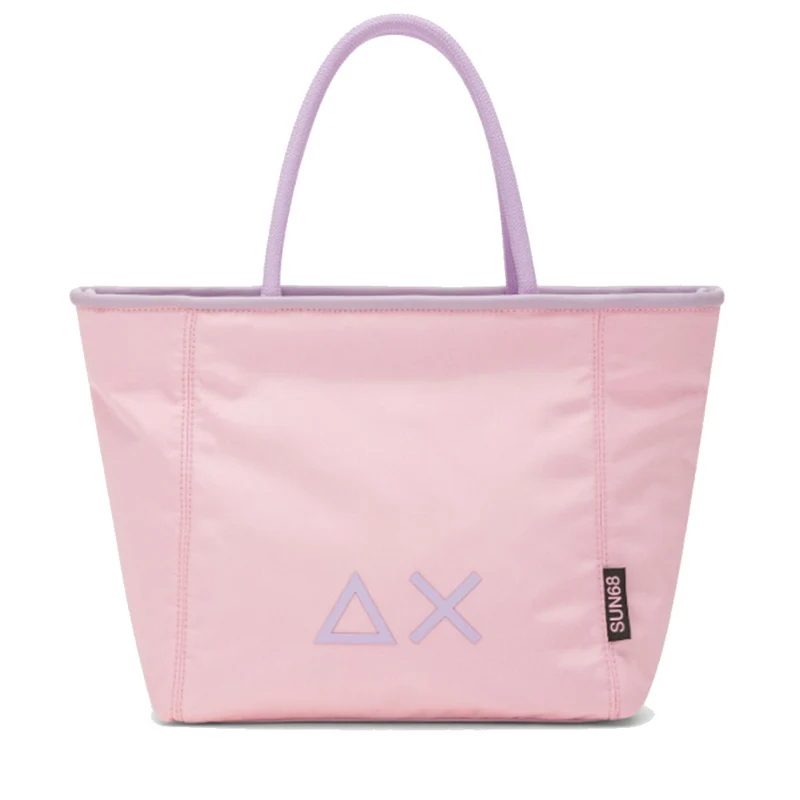 Borsa a Mano Small SUN68 linea Jacqueline in Nylon colore Rosa