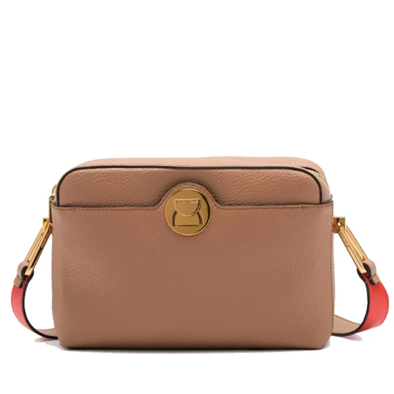Borsa Donna a Tracolla COCCINELLE in Pelle linea Liya colore Skin - Gazpacho