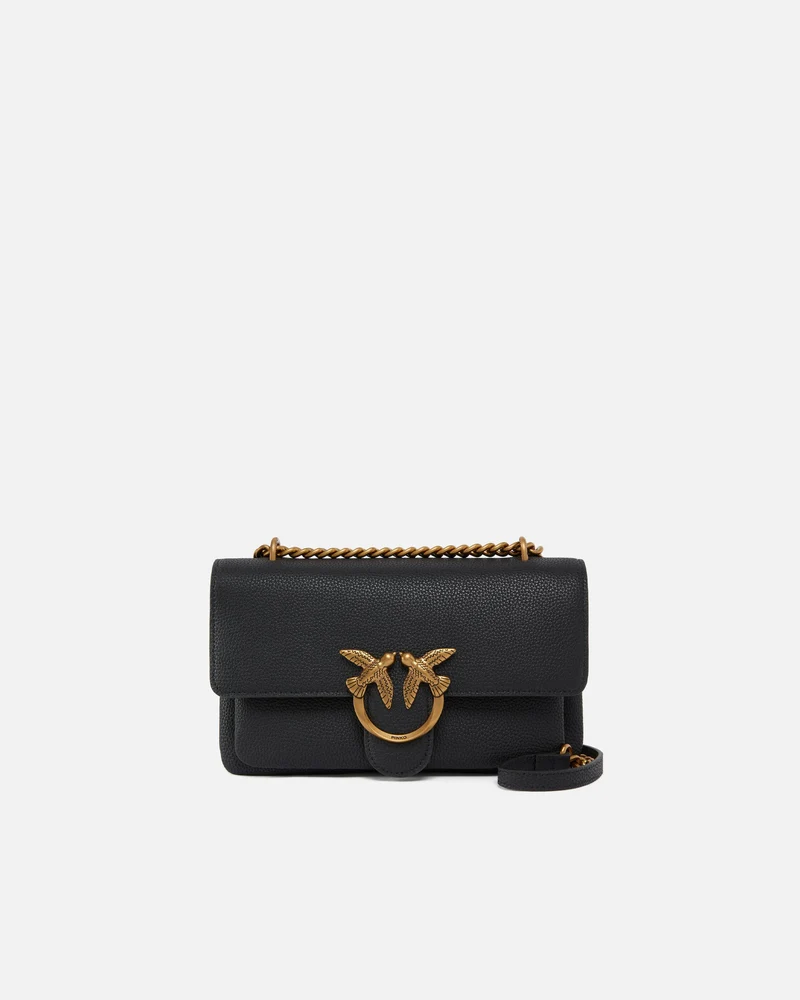 PINKO LOVE ONE SOFT MINI PELLE BOTTALATA
