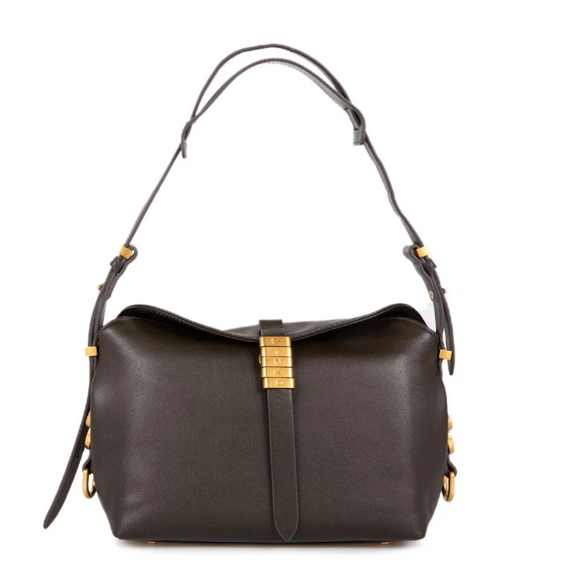 PINKO SADDLE HORIZONTAL MINI VITELLO MORBIDO