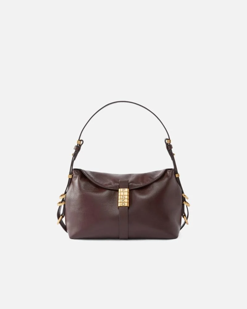 PINKO SADDLE HORIZONTAL MINI VITELLO MORBIDO