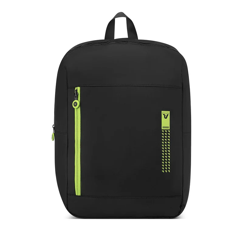 Zaino Pieghevole da Viaggio Easyjet RONCATO Compact Nero e Cyber Lime 45x36x20 cm
