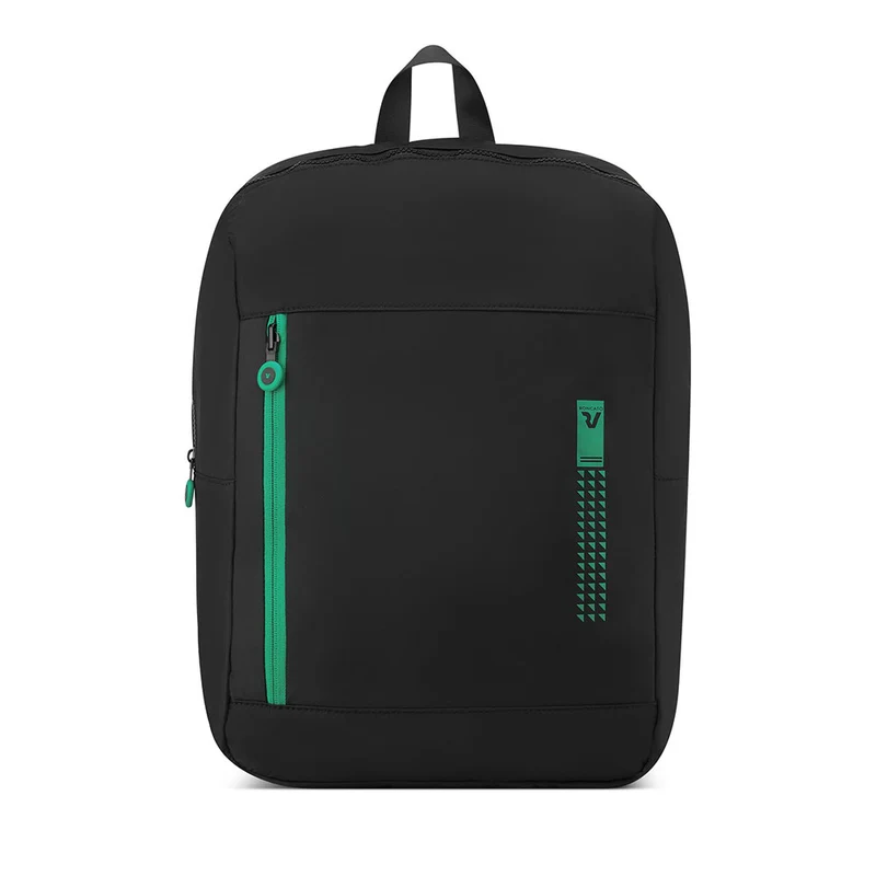 Zaino Pieghevole da Viaggio Easyjet RONCATO Compact Nero e Verde Brillante 45x36x20 cm