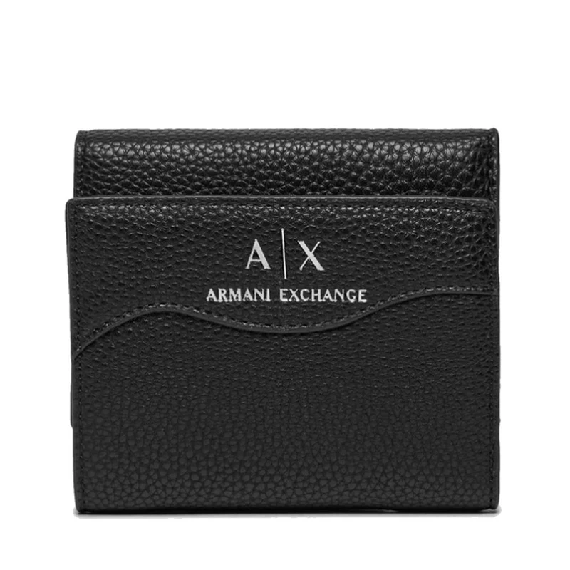 Portafoglio Donna Mini ARMANI EXCHANGE colore Nero Linea Wave