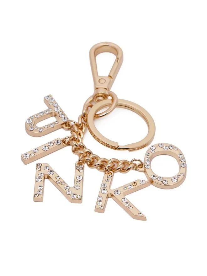 PINKO PINKO LETTERS KEYCHAIN METALLO