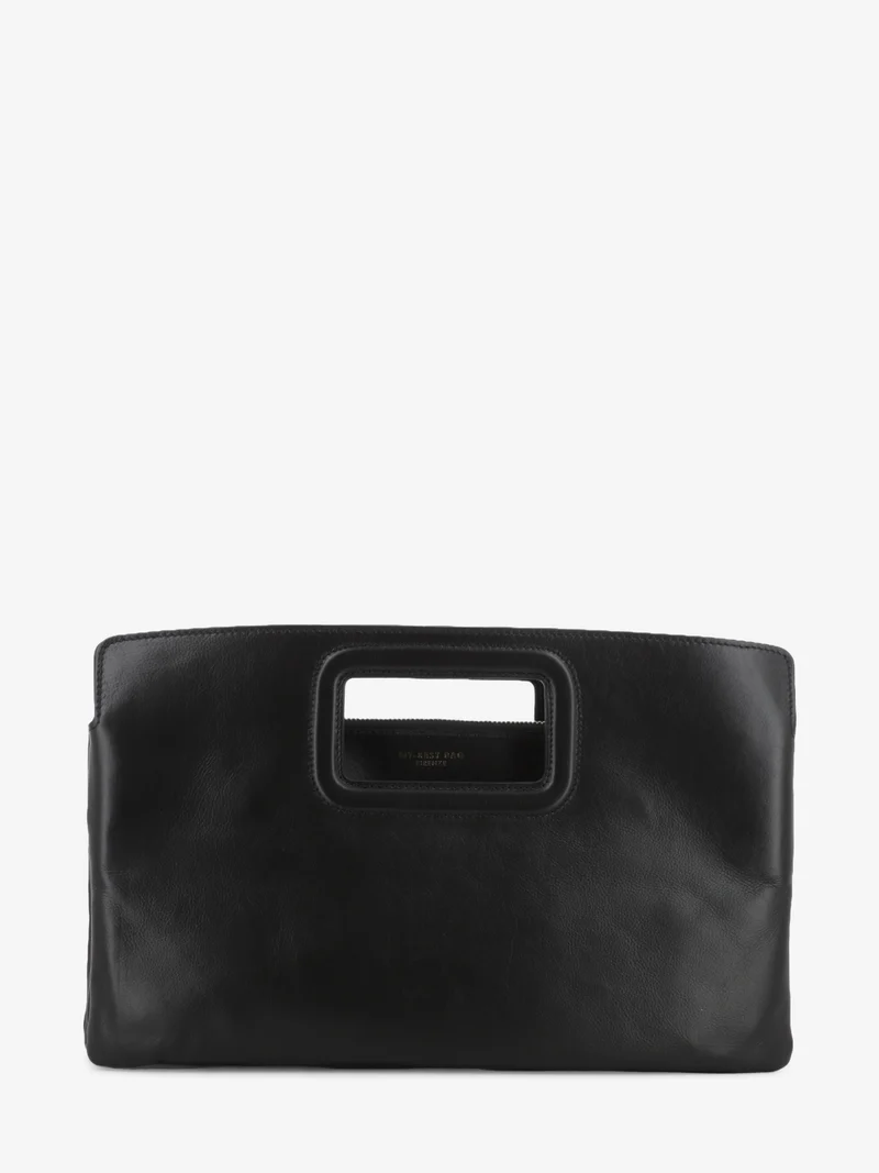 Borsa Viktoria in pelle large nera