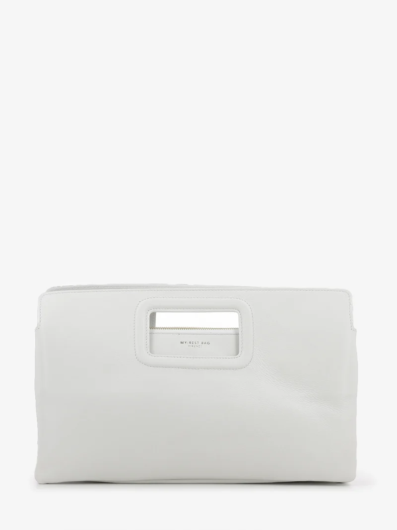 Borsa Viktoria in pelle large quarzo