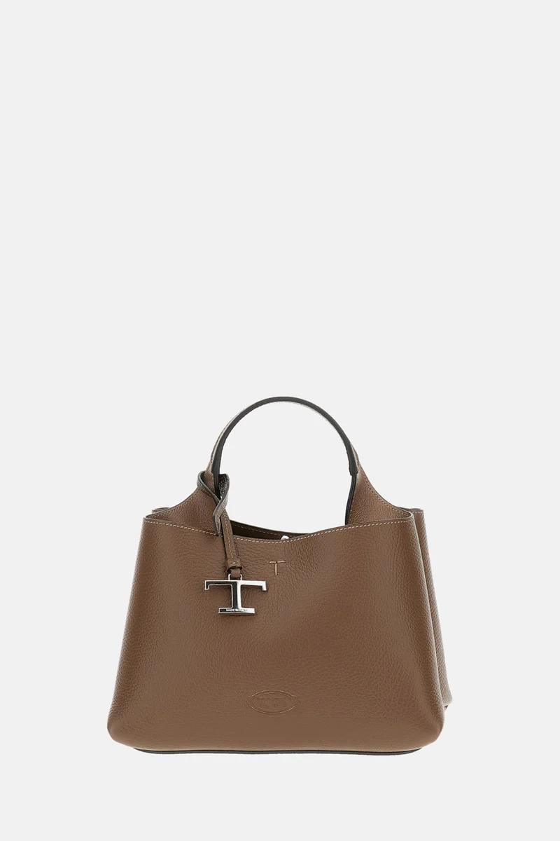 MINI BORSA SHOPPING IN PELLE