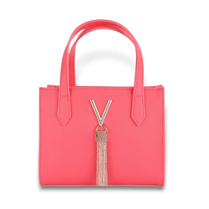 Borsa Donna a Mano VALENTINO BAGS linea Divina Colore Corallo Misura Mini