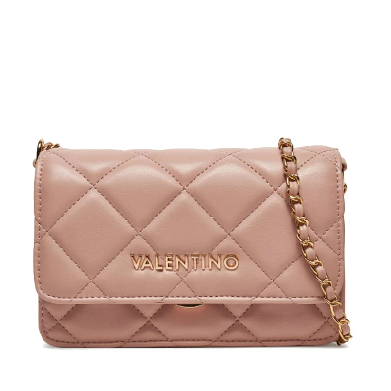 Borsa Donna a Tracolla VALENTINO BAGS linea Ocarina Colore Cipria - VBS3KK52R