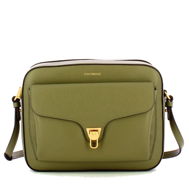 Borsa Donna a Tracolla COCCINELLE linea Beat Soft in Pelle Laurel Green