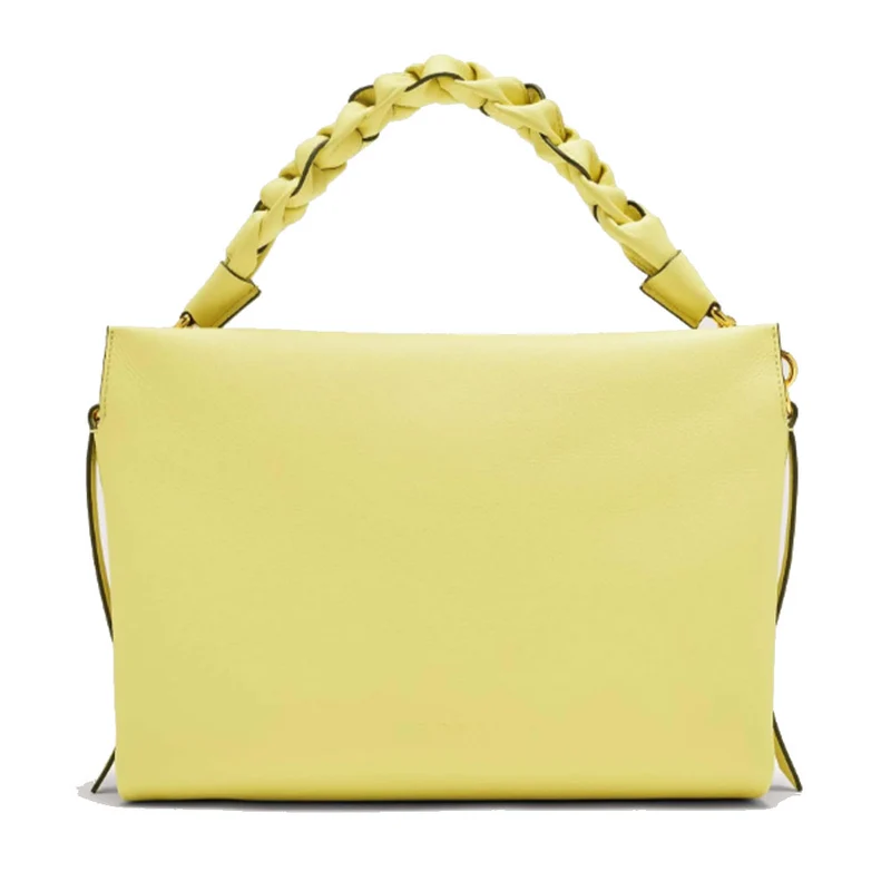 Borsa Donna a Mano COCCINELLE in Pelle linea Boheme Medium colore Lime Wash - Powder Pink