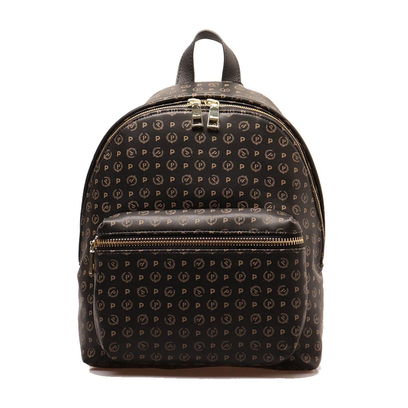 Zaino Donna POLLINI linea Heritage Soft Nero e Taupe