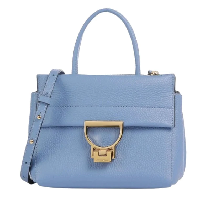 Borsa Donna a Mano COCCINELLE in Pelle linea Arlettis Colore Azul Misura Piccola
