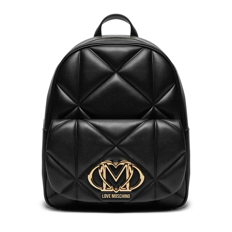Zaino Donna Trapuntato LOVE MOSCHINO linea Embossed Nero