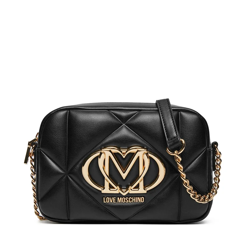 Camera Case Trapuntata LOVE MOSCHINO linea Embossed Nero
