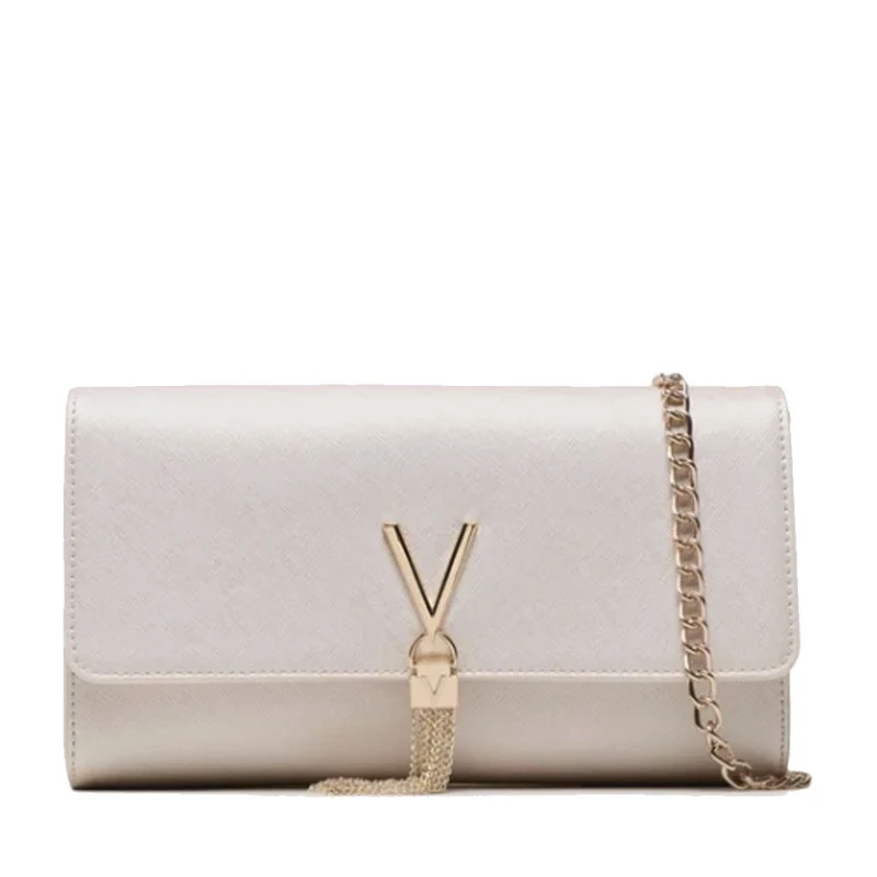 Borsa Donna a Tracolla VALENTINO BAGS linea Divina Colore Platino - VBS1IJ01