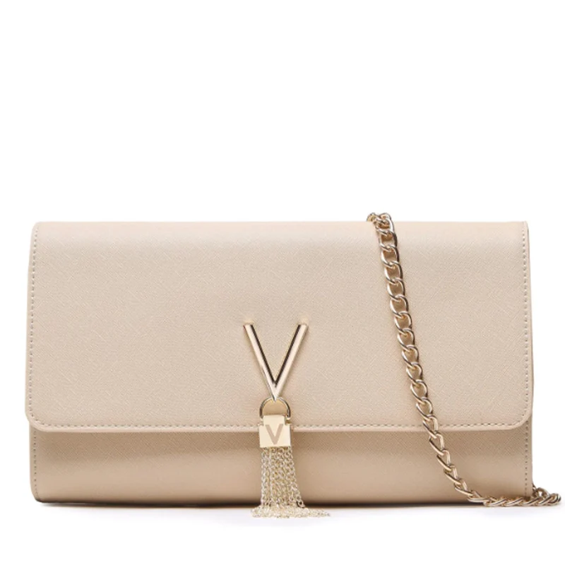 Borsa Donna a Tracolla VALENTINO BAGS linea Divina Colore Ecru - VBS1IJ01