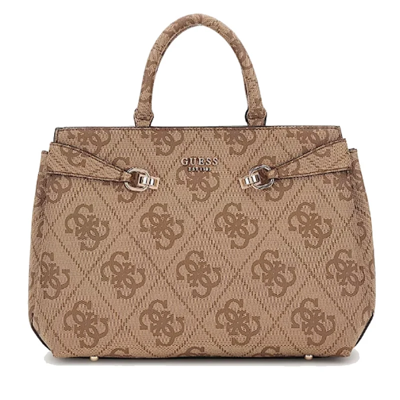 Borsa Donna a Mano GUESS Linea Lorelei colore Latte Logo